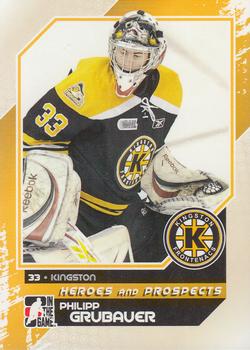 2010-11 In The Game Heroes and Prospects #27 Philipp Grubauer Front