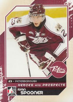 2010-11 In The Game Heroes and Prospects #28 Ryan Spooner Front