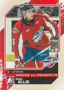 2010-11 In The Game Heroes and Prospects #35 Ryan Ellis Front