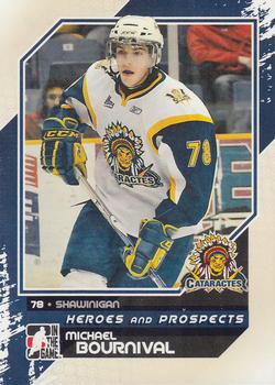 2010-11 In The Game Heroes and Prospects #44 Michael Bournival Front