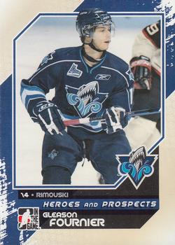 2010-11 In The Game Heroes and Prospects #54 Gleason Fournier Front