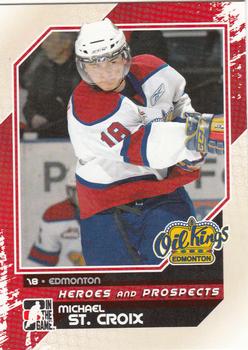 2010-11 In The Game Heroes and Prospects #63 Michael St. Croix Front