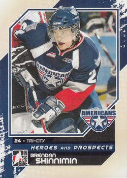 2010-11 In The Game Heroes and Prospects #73 Brendan Shinnimin Front