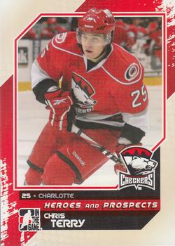 2010-11 In The Game Heroes and Prospects #104 Chris Terry Front