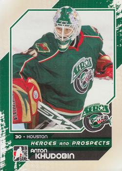 2010-11 In The Game Heroes and Prospects #105 Anton Khudobin Front
