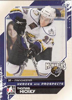 2010-11 In The Game Heroes and Prospects #109 Thomas Hickey Front