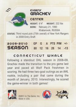 2010-11 In The Game Heroes and Prospects #111 Evgeny Grachev Back