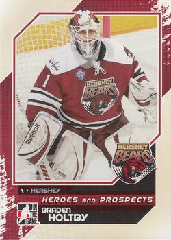 2010-11 In The Game Heroes and Prospects #113 Braden Holtby Front