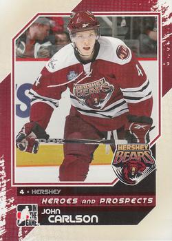 2010-11 In The Game Heroes and Prospects #118 John Carlson Front