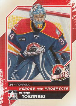 2010-11 In The Game Heroes and Prospects #121 Dustin Tokarski Front