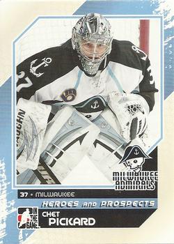 2010-11 In The Game Heroes and Prospects #128 Chet Pickard Front