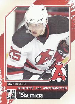 2010-11 In The Game Heroes and Prospects #129 Nick Palmieri Front