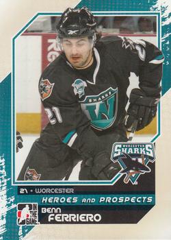 2010-11 In The Game Heroes and Prospects #130 Benn Ferriero Front