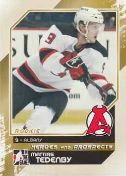 2010-11 In The Game Heroes and Prospects #150 Mattias Tedenby Front