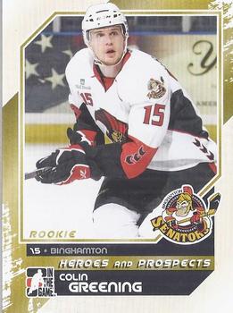 2010-11 In The Game Heroes and Prospects #155 Colin Greening Front