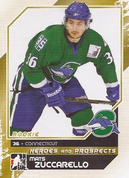 2010-11 In The Game Heroes and Prospects #161 Mats Zuccarello Front
