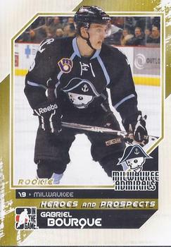 2010-11 In The Game Heroes and Prospects #165 Gabriel Bourque Front
