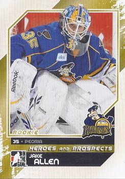 2010-11 In The Game Heroes and Prospects #166 Jake Allen Front