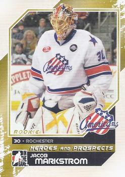 2010-11 In The Game Heroes and Prospects #168 Jacob Markstrom Front
