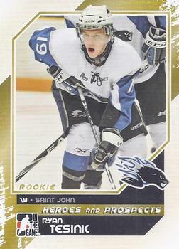 2010-11 In The Game Heroes and Prospects #185 Ryan Tesink Front