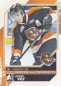 2010-11 In The Game Heroes and Prospects #188 Linden Vey Front