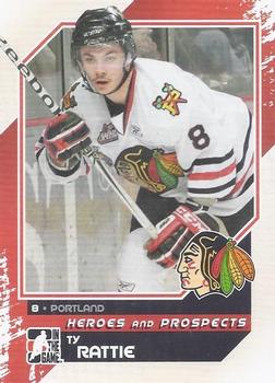 2010-11 In The Game Heroes and Prospects #189 Ty Rattie Front