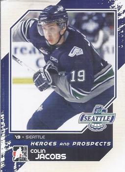 2010-11 In The Game Heroes and Prospects #196 Colin Jacobs Front