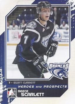 2010-11 In The Game Heroes and Prospects #197 Reece Scarlett Front