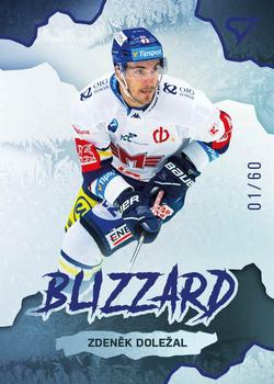 2022-23 SportZoo Tipsport ELH - Blizzard Limited Blue #BL-07 Zdenek Dolezal Front