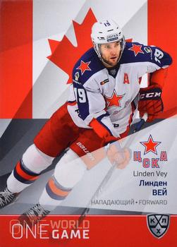 2021-22 Sereal KHL One World One Game Platinum Collection #ONE-007 Linden Vey Front