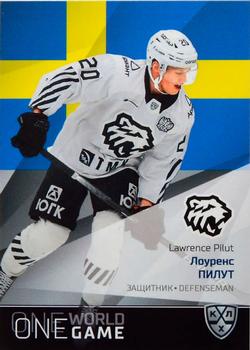 2021-22 Sereal KHL One World One Game Platinum Collection #ONE-022 Lawrence Pilut Front