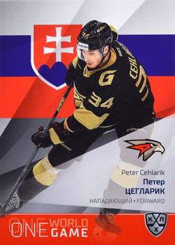 2021-22 Sereal KHL One World One Game Platinum Collection #ONE-060 Peter Cehlarik Front