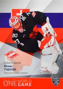 2021-22 Sereal KHL One World One Game Platinum Collection #ONE-061 Julius Hudacek Front