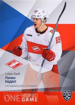2021-22 Sereal KHL One World One Game Platinum Collection #ONE-069 Lukas Radil Front