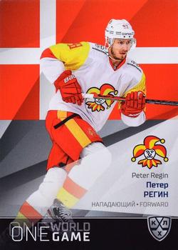 2021-22 Sereal KHL One World One Game Platinum Collection #ONE-095 Peter Regin Front