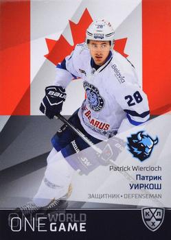 2021-22 Sereal KHL One World One Game Platinum Collection #ONE-111 Patrick Wiercioch Front
