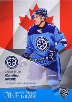 2021-22 Sereal KHL One World One Game Platinum Collection #ONE-120 Gilbert Brule Front