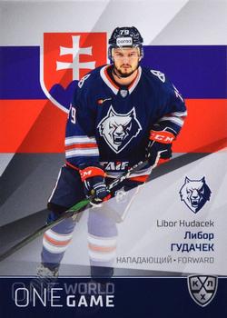 2021-22 Sereal KHL One World One Game Platinum Collection #ONE-128 Libor Hudacek Front