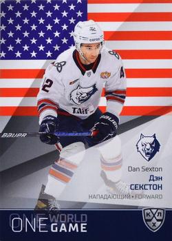 2021-22 Sereal KHL One World One Game Platinum Collection #ONE-129 Dan Sexton Front