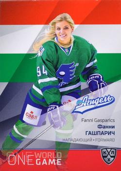 2021-22 Sereal KHL One World One Game Platinum Collection - WHL #WHL-ONE-006 Fanni Gasparics Front