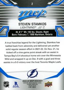 2022-23 Upper Deck MVP - Blue Script #2 Steven Stamkos Back