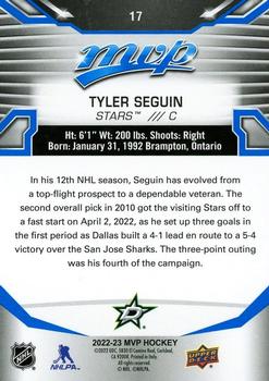 2022-23 Upper Deck MVP - Blue Script #17 Tyler Seguin Back