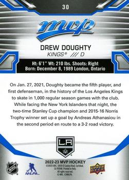 2022-23 Upper Deck MVP - Blue Script #30 Drew Doughty Back