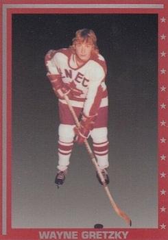1990 Red Border with Silver Stars (unlicensed) #NNO Wayne Gretzky Front
