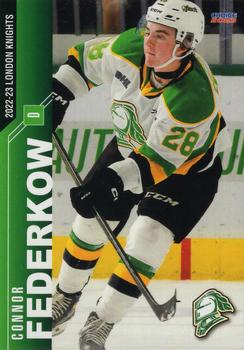 2022-23 Choice London Knights (OHL) #12 Connor Federkow Front