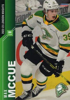 2022-23 Choice London Knights (OHL) #19 Max McCue Front