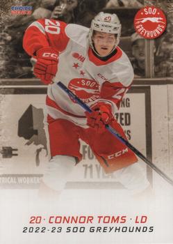 2022-23 Choice Sault Ste. Marie Greyhounds (OHL) #12 Connor Toms Front