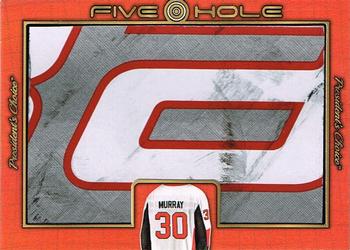 2021-22 President's Choice Game-Used Stickrack Update - Five Hole #FH-21 Matt Murray Front