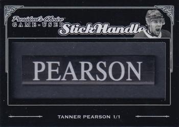 2021-22 President's Choice Game-Used Stickrack Update - Stickhandle #SH-257 Tanner Pearson Front