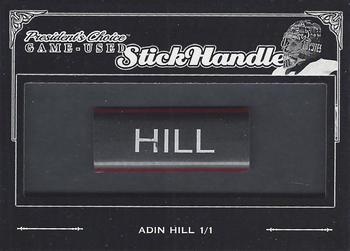 2021-22 President's Choice Game-Used Stickrack Update - Stickhandle #SH-101 Adin Hill Front
